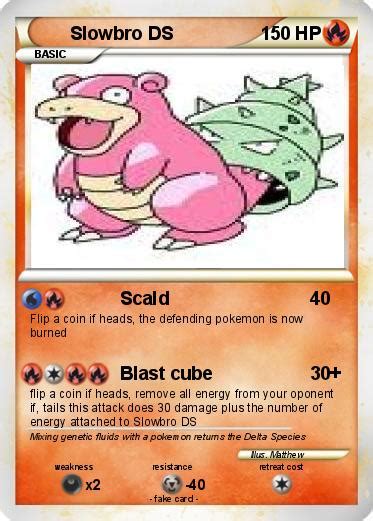 Pokémon Slowbro Ds Scald My Pokemon Card