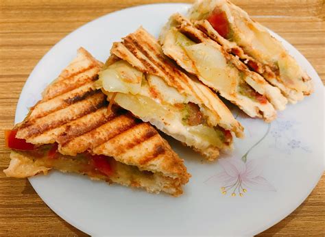 Vegetable Grilled Sandwich Your Veg Recipe