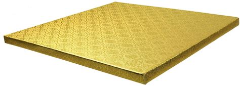 Ocreme Cake Board Gold Foil Square Cake Drum With Gorgeous Design