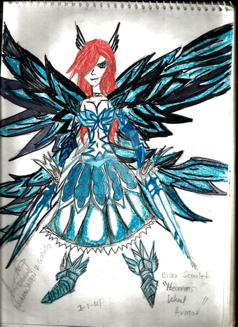 Erza Scarlet Heavens Wheel Armor By Shanealden On Deviantart