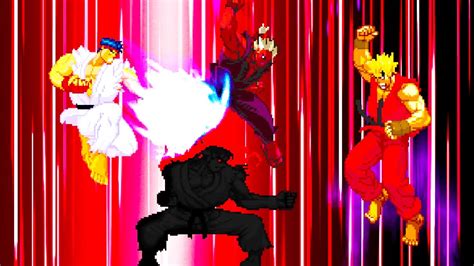 Mr Ansatsuken Vs 3 Shin Akuma And Ryu And Ken Ultimate High Level Insane