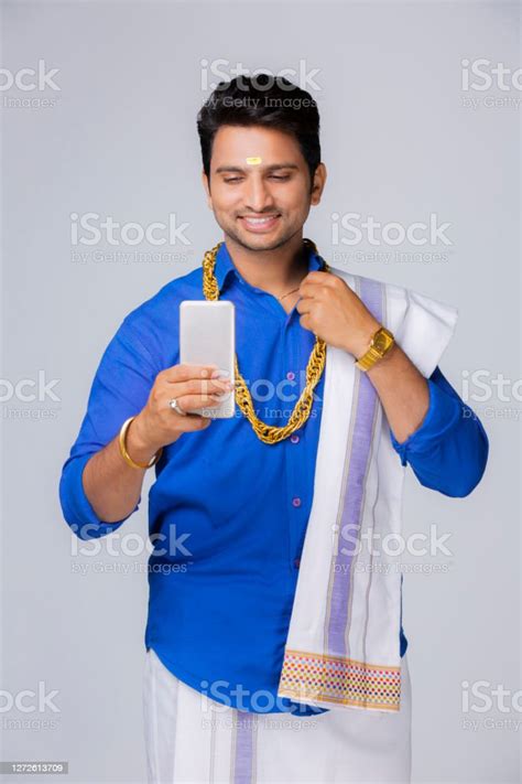 Young South Indian Man Stock Photo Download Image Now Gold Chain