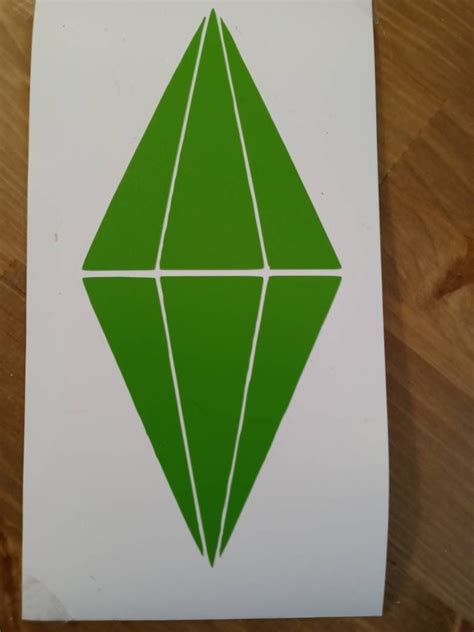 Sims Plumbob Decal For Wall Or Laptop Removable Etsy