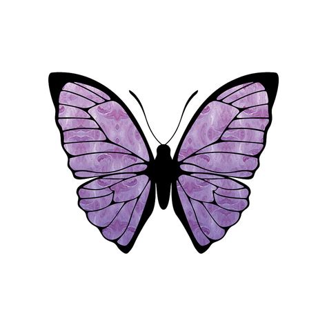 Purple Butterfly Painting Painting By Bridget Zoltek Fine Art America