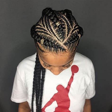 What makes this hairstyle special is two of these fulani braids added on both sides. 79 Gorgeous Feed in Braid Hairstyles to Choose From