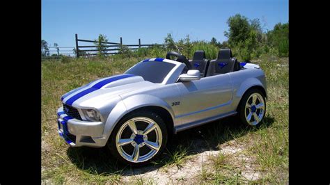 Modified Power Wheels Custom Built Silver Bullet Mustang Pt 1 Youtube