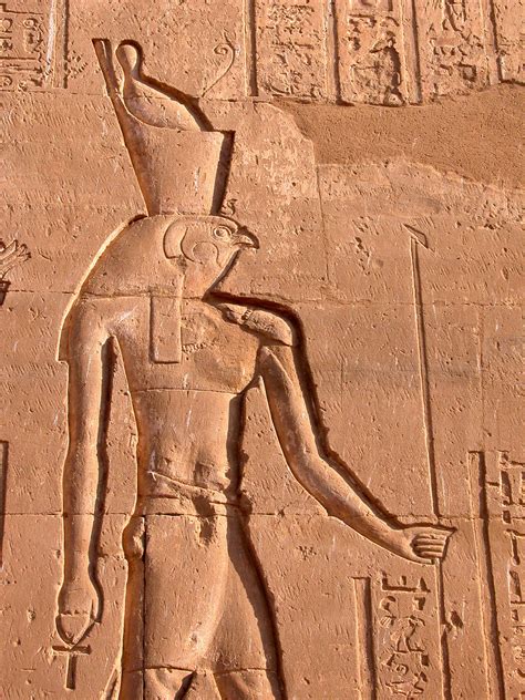 Egypt 5a 020 Horus At The Temple Of Horus Edfu Egypt Dennis