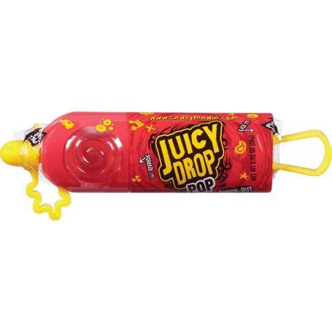 Juicy Drop Pop Sweet Lollipops Candy With Sour Liquid Assorted
