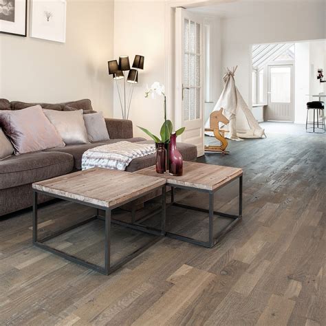 Quick Step Engineered Wood Variano Collection Oak Royal Grey Oiled Flooring 190x2200mm Trendy