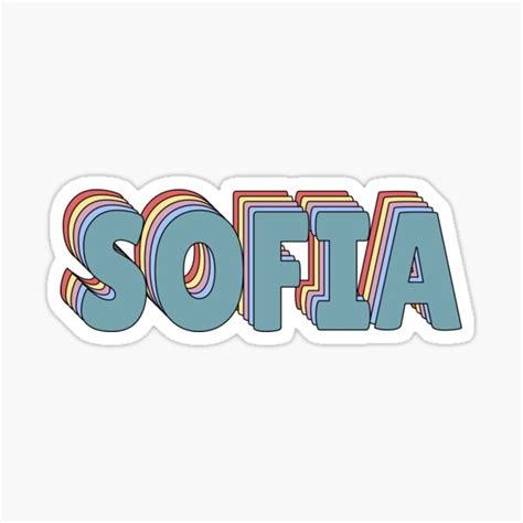 Sofia Nombre Para Imprimir
