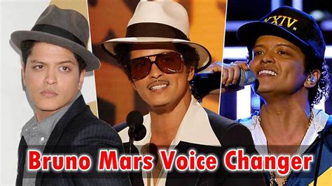 Transform Into Bruno Mars Voice With Bruno Mars Voice Changer