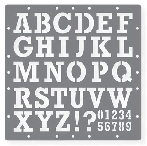 Free Printable Letters And Numbers Stencils Printables
