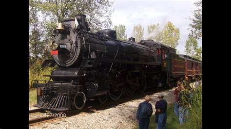 Ohio Central Railroad Steam Locomotive Historic Passenger Trains