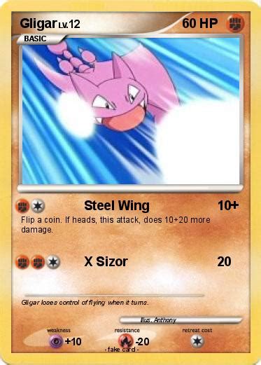 Pokémon Gligar 11 11 Steel Wing My Pokemon Card
