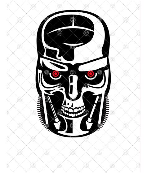Download transparent terminator png for free on pngkey.com. Bone,Line art,Clip art,Skull,Coloring book,Graphics,Symbol ...
