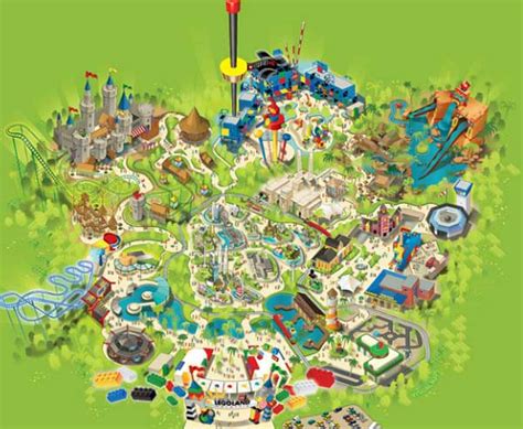 Legoland Malaysia Theme Park Map Legoland Theme Park Map Page 1 Line