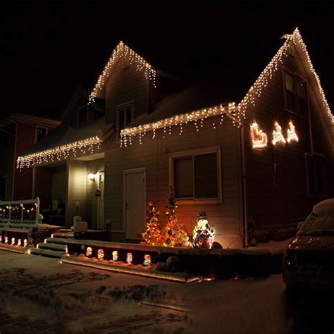 5m 96 Led Curtain Icicle String Lights Patio Christmas Led Cristmas