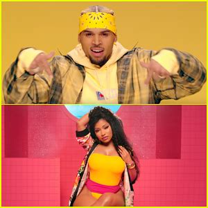 Chris Brown Nicki Minaj G Eazy Team Up In Wobble Up Music Video