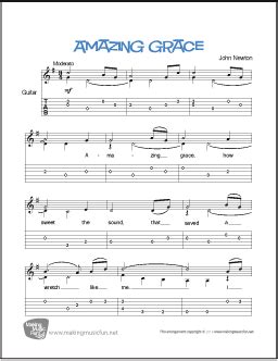 Amazing Grace Easy Guitar Chords