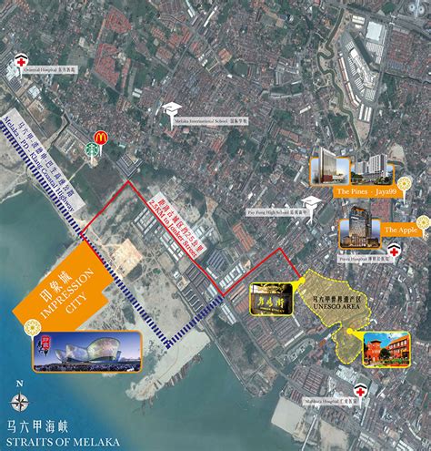 Popular places to visit in aeon bandaraya melaka shopping centre. The Dawn Impression City at Kota Laksamana