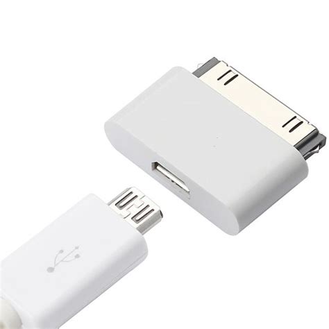 If your iphone 5 isn't charging anymore, here's how to fix it! Female Micro 2.0 USB to Male For apple 30 Pin iPhone4 4S ...