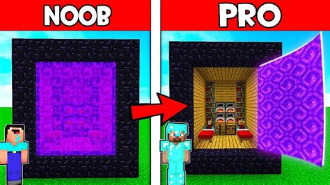 Minecraft Noob Vs Pro Secret Portal House In Minecraft What Inside