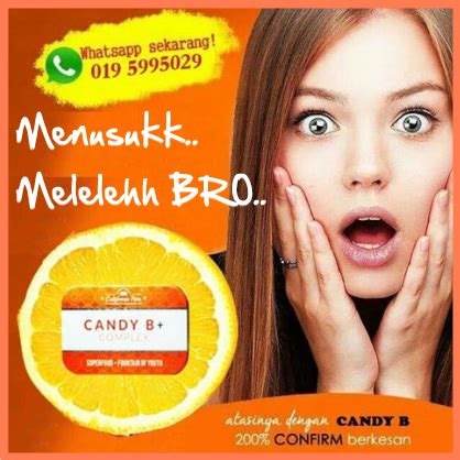 Candy b + complex made in usa using nanocell tech processing technology, mixture of natural ingredients from the east and the west, natural herbs + vitamin b1, b6 and b12. Kegunaan - CANDY B+ COMPLEX - 0195995029