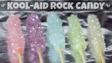 Diy Rock Candy With Kool Aid Grow Crystals Sugar Sticks How To