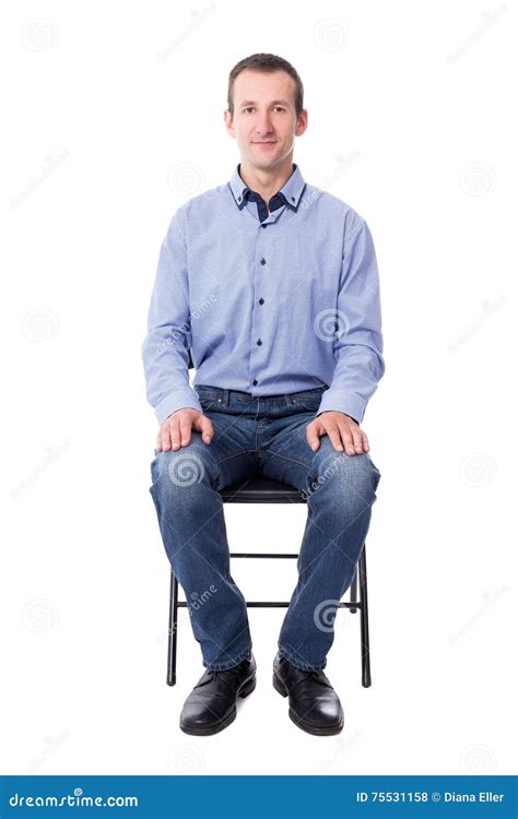 Man Sitting On Chair