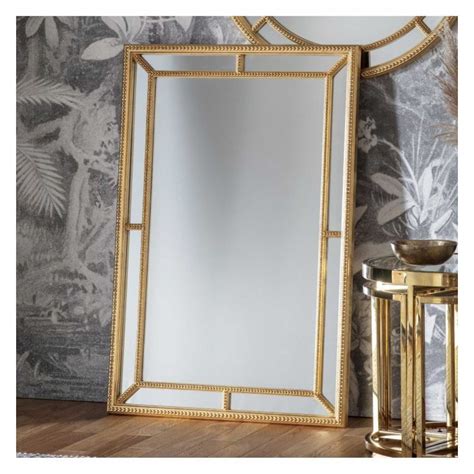 Rectangle (of course), square, oval, and circle. Rectangle Mirror Gold