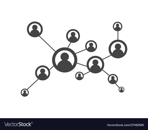 People Network And Social Icon Royalty Free Vector Image
