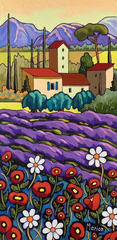 Lavender And Poppies 8x16 Available At Sher Gallery Florida Louise