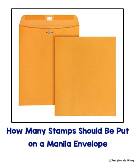 How Many Stamps Do I Need For A Manila Envelope Updated