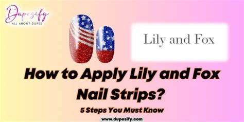 How To Apply Lily And Fox Nail Strips 5 Steps You Must Know Dupesify