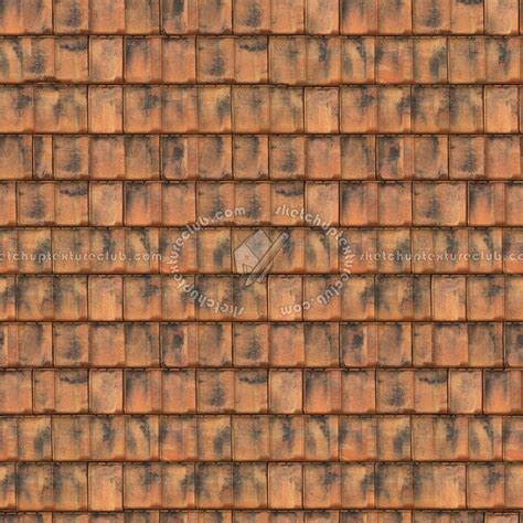 Clay Roofing Residence Texture Seamless 03383