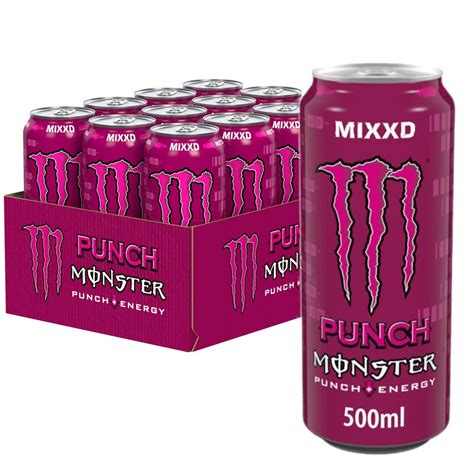 Monster Energy Drink Juiced Mixxd Punch 500ml Box Of 12 — Myshop