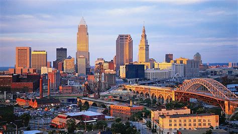 Cleveland Ohio North American Travel American Travel City Skyline