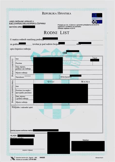 Internacionalni rodni list hrvatska online. Rodni list (Hrvatska) - Beglaubigte Übersetzungen