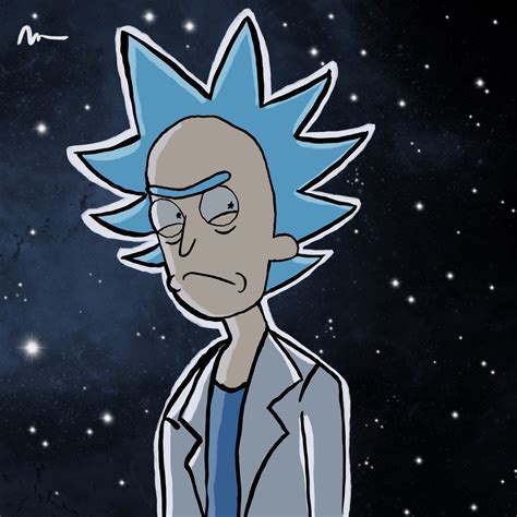 Were More Ghost Than People — Rick Sanchez Drawings From The Last Month