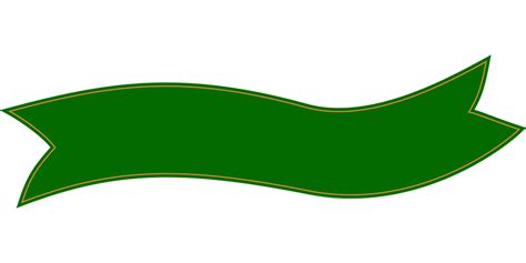 Green Banner Png Transparent Background Free Download 40216 Images