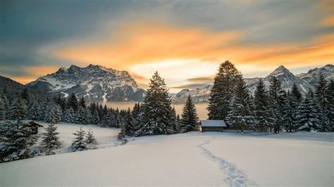 A Winter Landscape In Tyrol Austria Windows 10 Spotlight Images