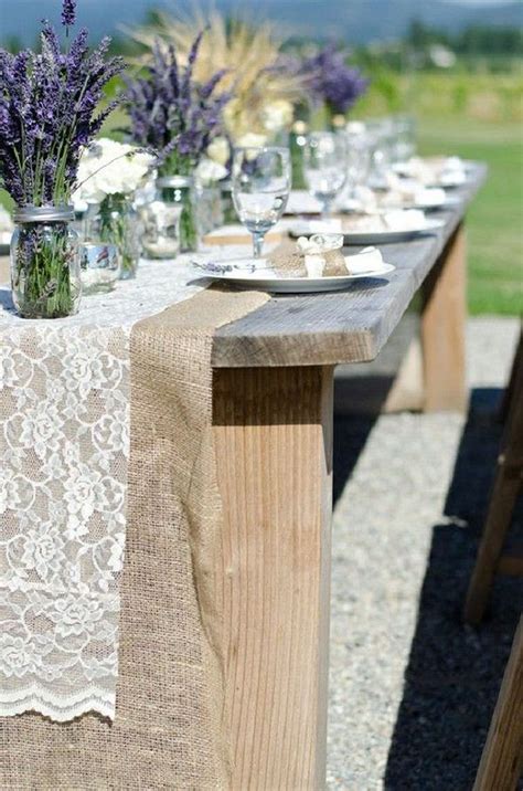 50 Burlap Table Decorations For Rustic Wedding Barn Wedding