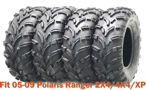 Set 4 Wanda Atv Tires 25x10 12 And 25x11 12 For 05 09 Polaris Ranger 2x4