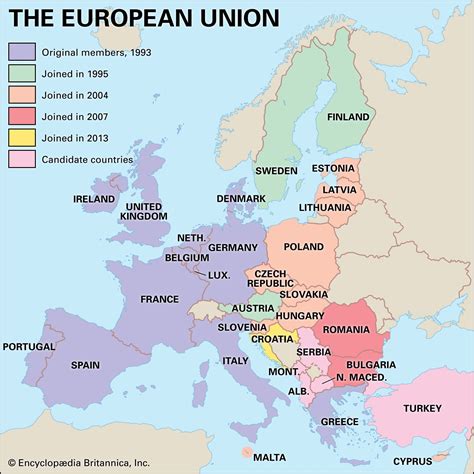 Lista Foto Mapa De Los Paises Que Forman La Union Europea Mirada Tensa