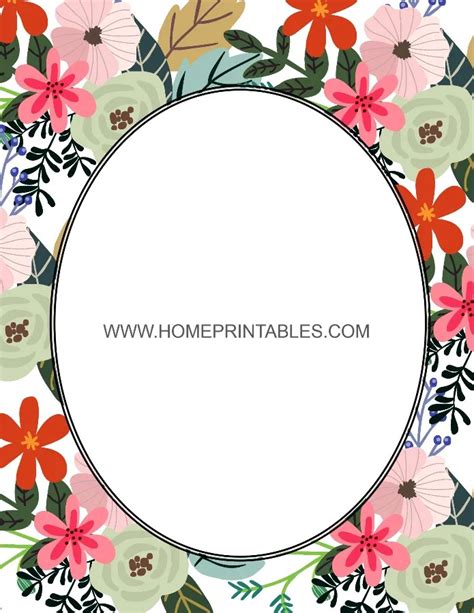 Free Flower Border 85 Unique And New Designs Home Printables