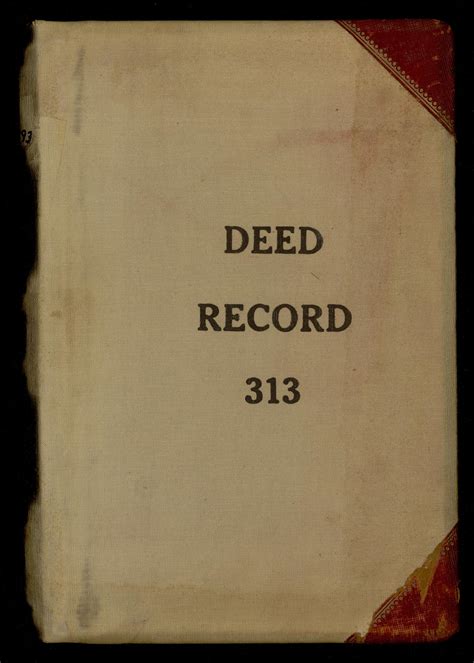 Travis County Deed Records Deed Record 313 The Portal To Texas History