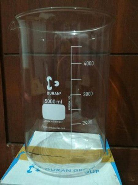 Jual Duran Beaker Glass 5000 Ml Gelas Piala Kimia 5 L Di Lapak Onestop