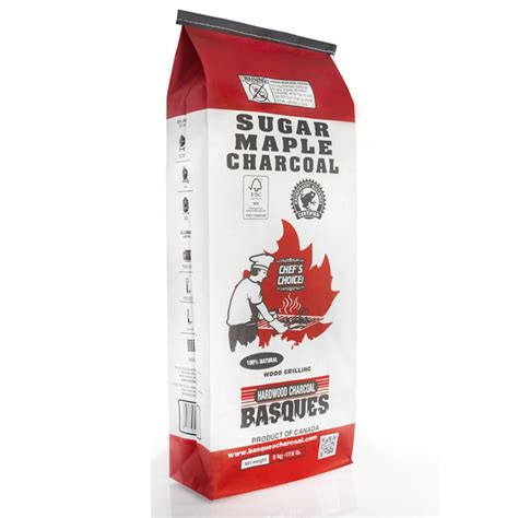 Basques Hardwood Chacoa 61553 Sugar Maple Lump Charcoal 176 Lbs