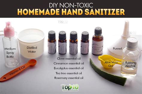 Also known as rubbing alcohol, this is the stuff you used on bug bites as a child. DIY Nontoxic Homemade Hand Sanitizer | Top 10 Home Remedies