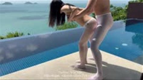 [vacme] Couple Both In Pantyhose Handjob Edging In Luxury Hotel By Sea Vacme Latex